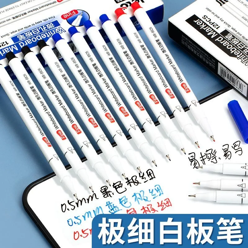 4/12pcs 0.5mm Dry Erase Marker - огляд і ціна Correction Pen Fine