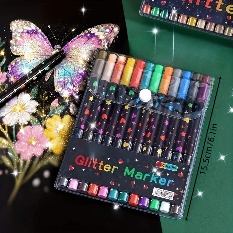 96/24Color Double-Ended Glitte - огляд і ціна Correction Pen Fine