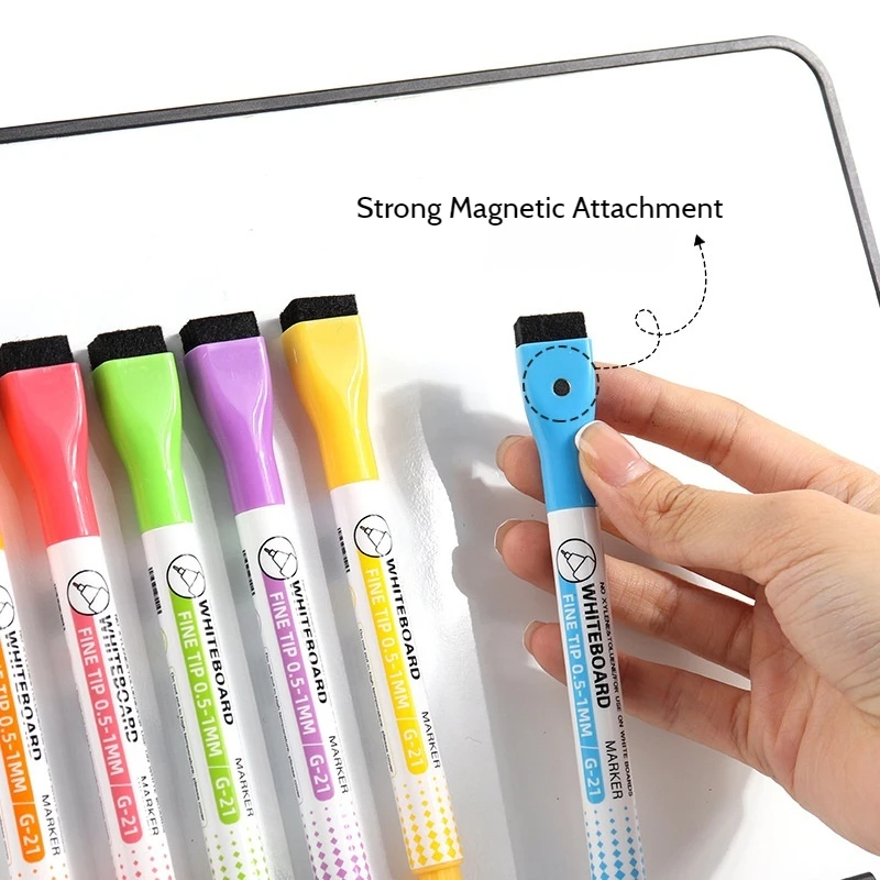 8 Colors 0.5mm Magnetic Dry Er - огляд і ціна Correction Pen Fine