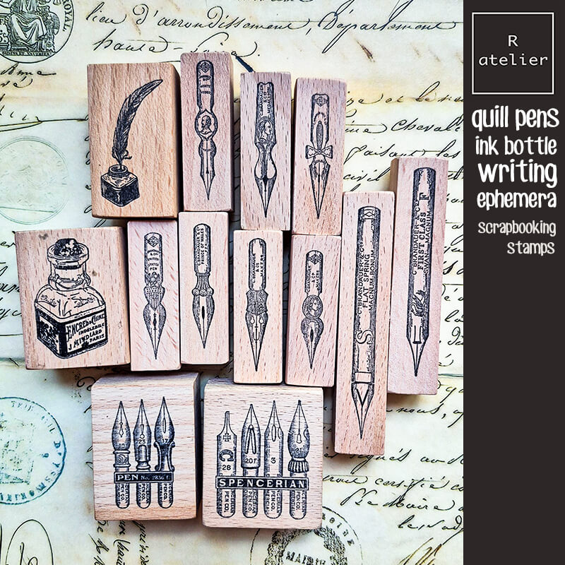 Scrapbooking Stamp Fountain Pe - огляд і ціна Fountain Pen Bottled Ink