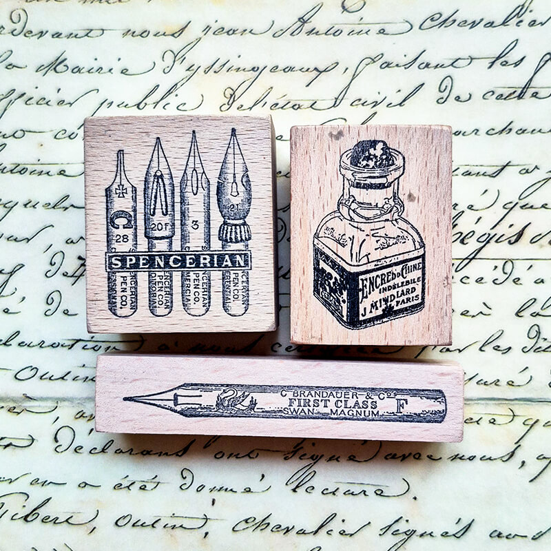 Scrapbooking Stamp Fountain Pe - огляд і ціна Fountain Pen Bottled Ink